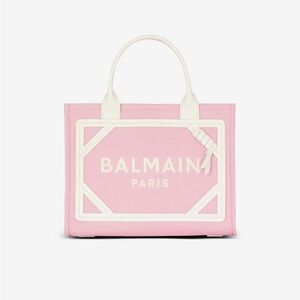 Balmain - B-Army Small Canvas and Leather Tote Bag